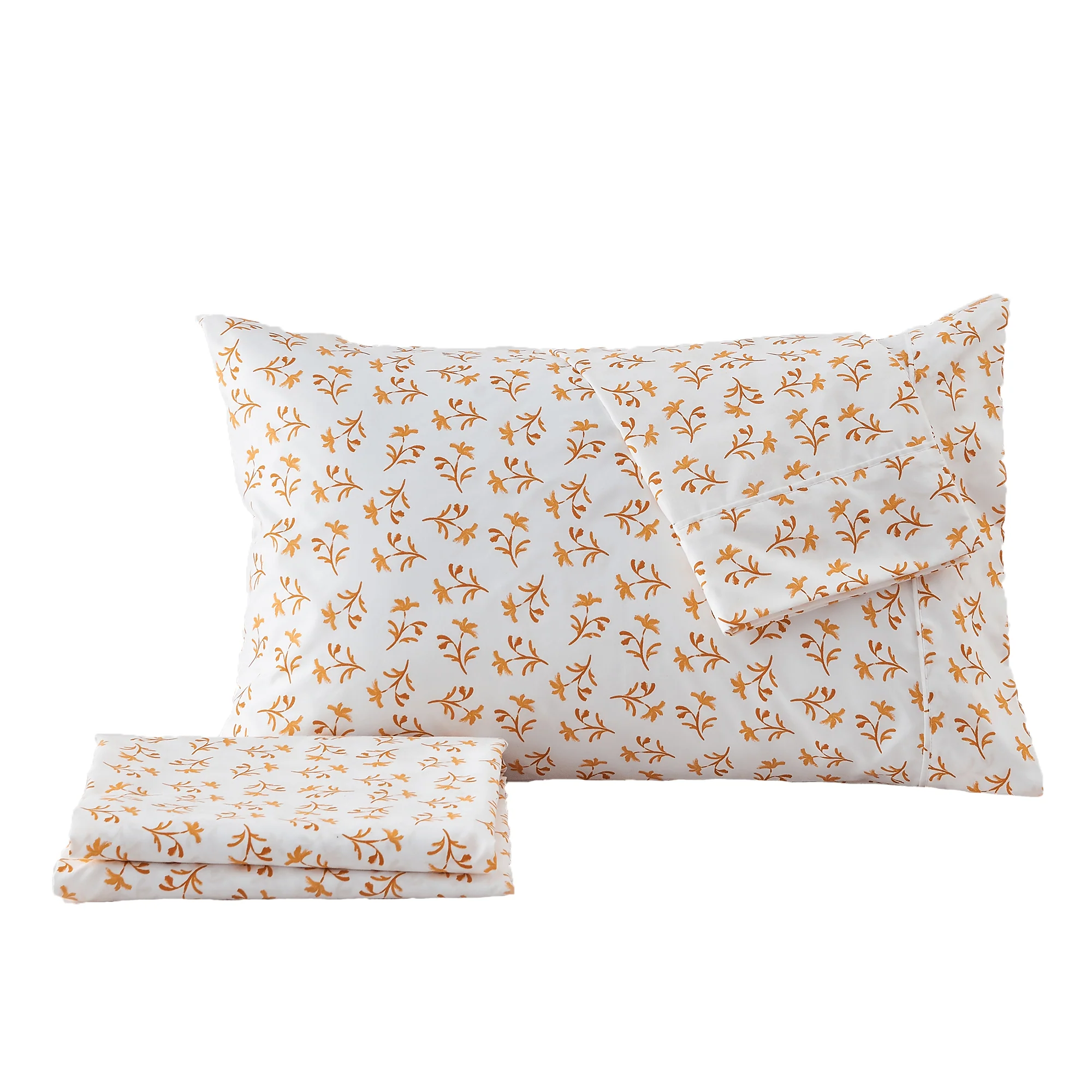 4 Piece Watercolor Floral Microfiber Sheet - Delia Collection - Image 4