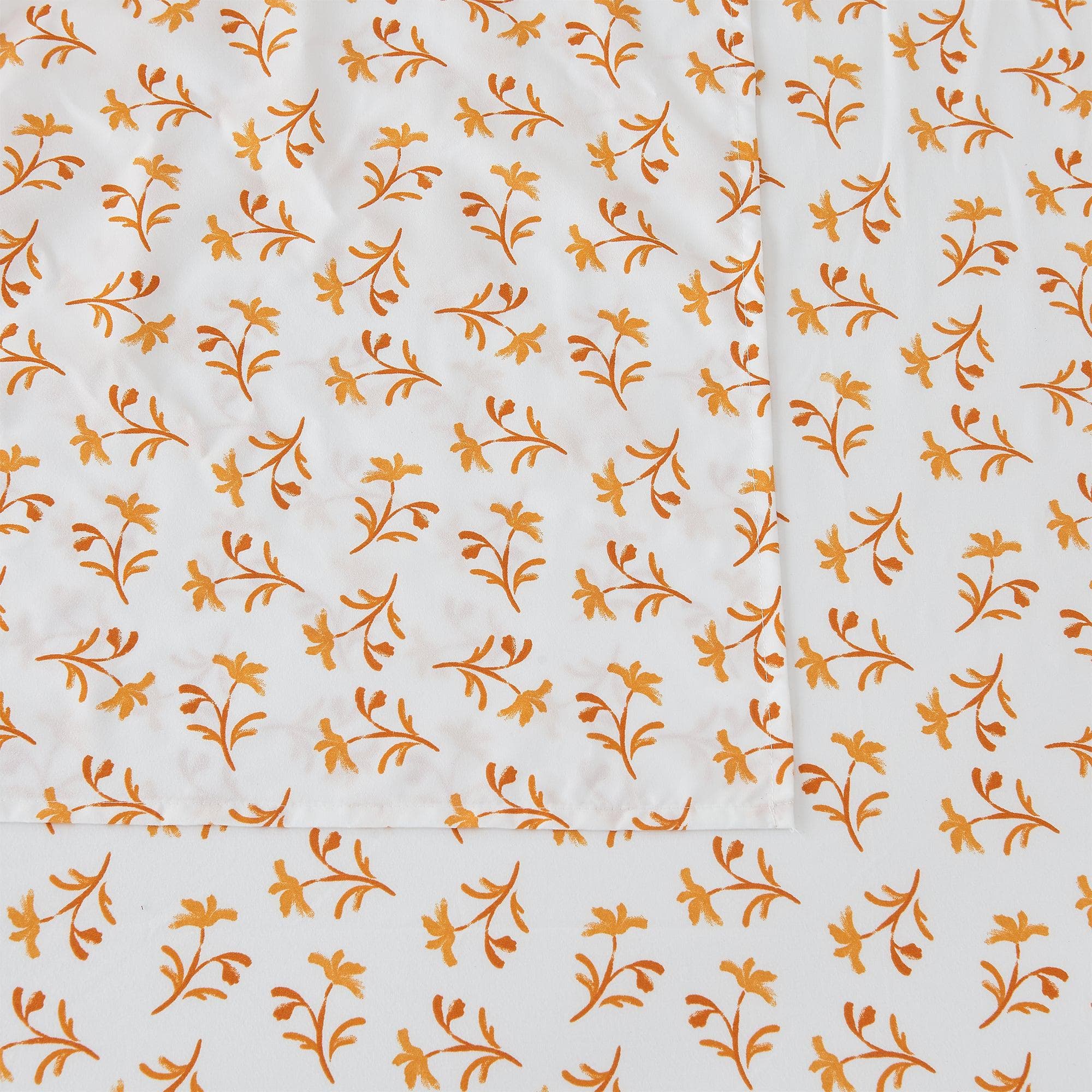 4 Piece Watercolor Floral Microfiber Sheet - Delia Collection - Image 5