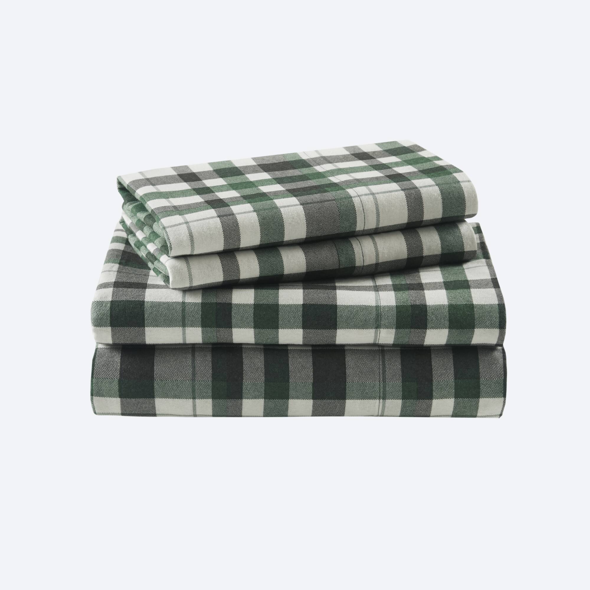 4 Pieces Queen 100% Cotton Flannel Printed Sheet Set Finton - Image 10