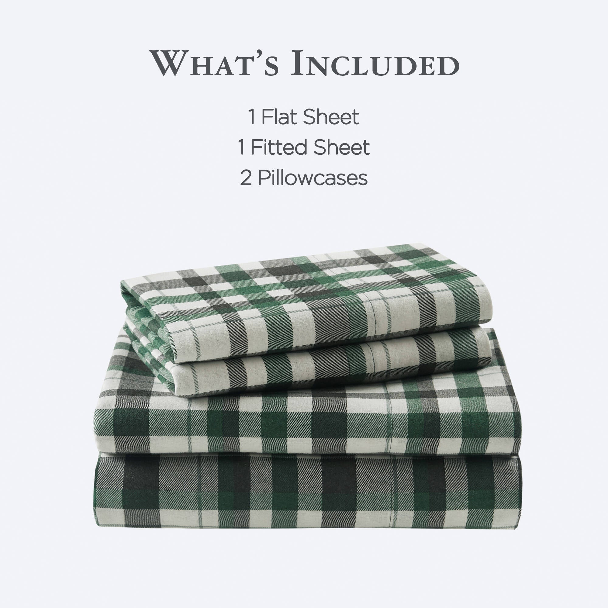 4 Pieces Queen 100% Cotton Flannel Printed Sheet Set Finton - Image 4