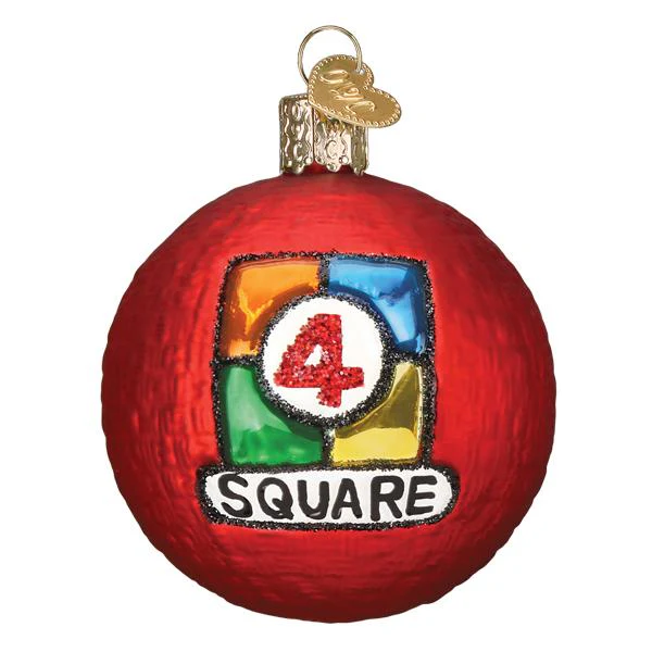 4 Square Ball Ornament - Image 3