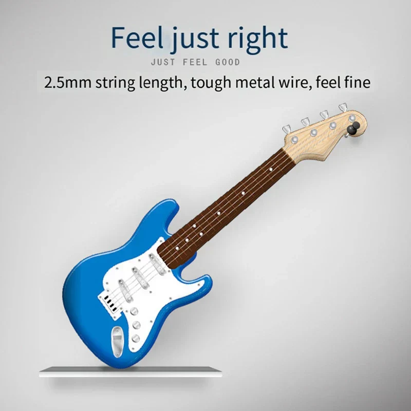 4-String Electric Guitar Toy for Kids - Portable Musical Instrument, Perfect Gift for Young Musicians - Image 3