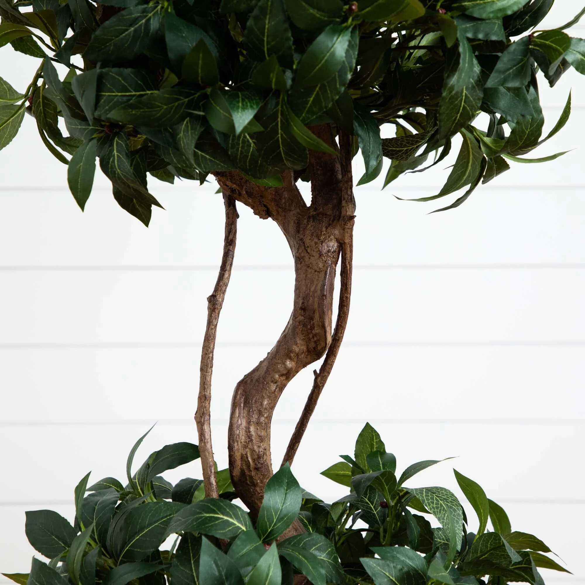 4' Sweet Bay Double Ball Topiary Silk Tree - Image 3