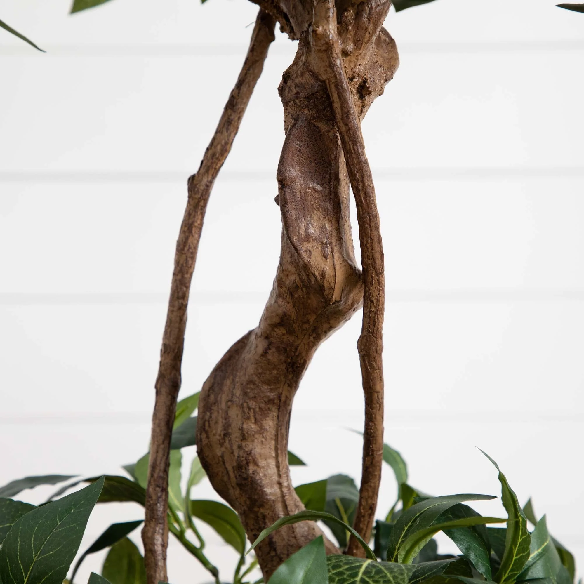 4' Sweet Bay Double Ball Topiary Silk Tree - Image 4