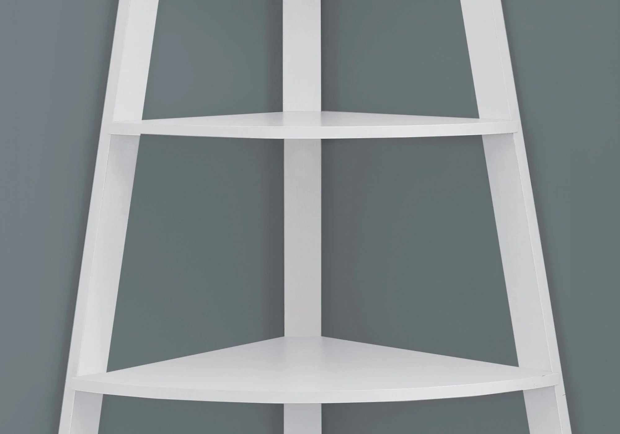 4-Tier Corner Bookshelf, Modern & Contemporary Style - Image 3