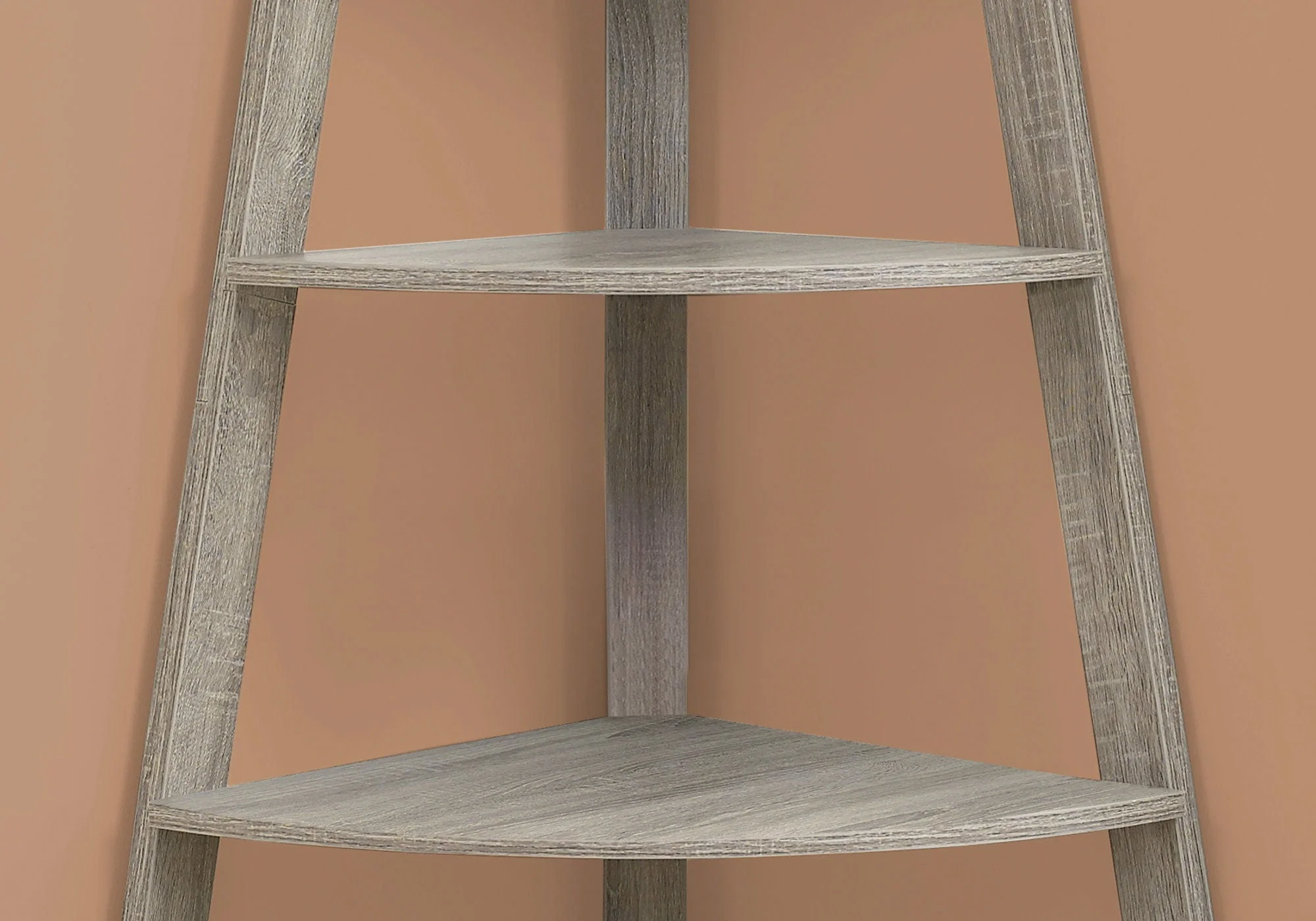 4-Tier Corner Bookshelf, Modern & Contemporary Style - Image 7