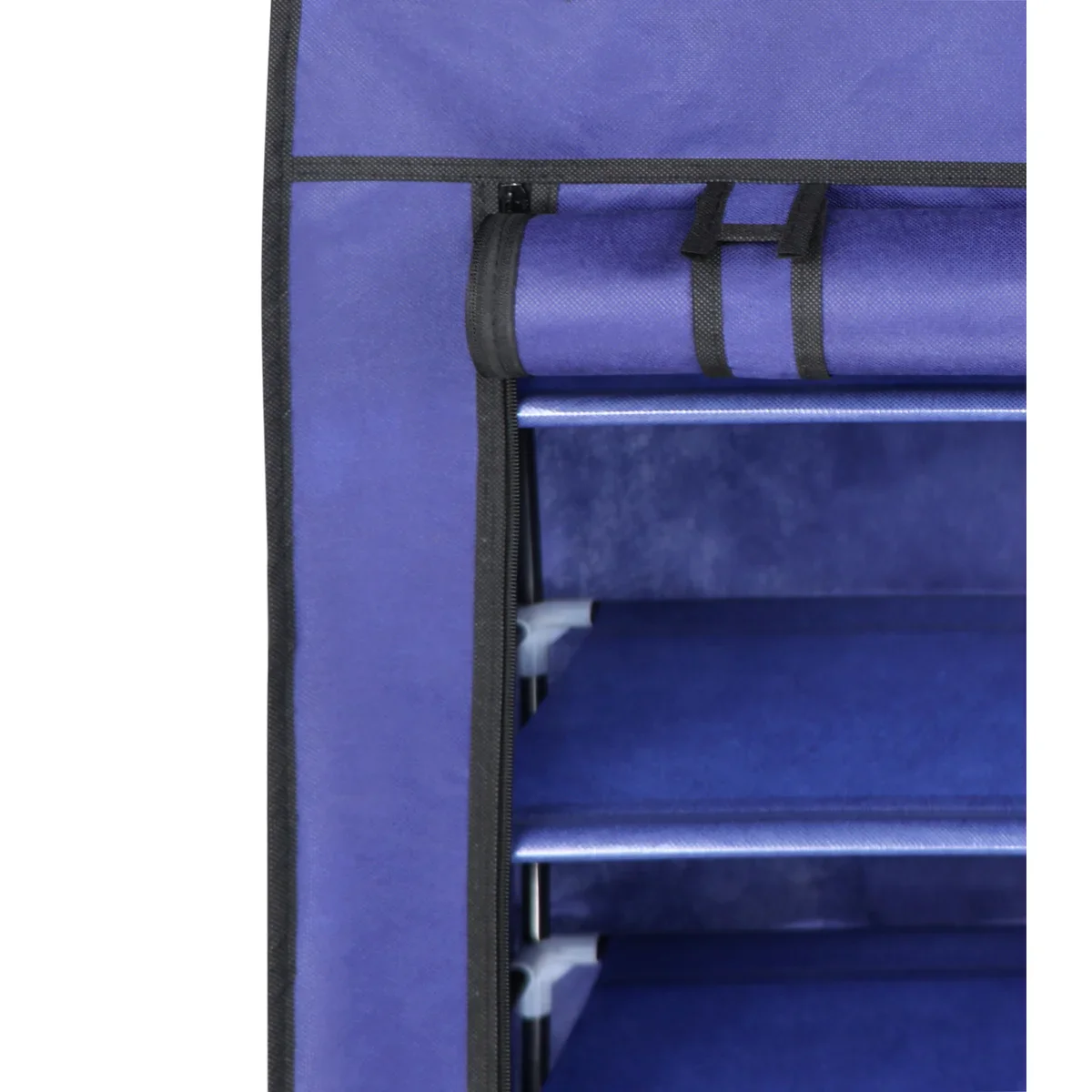 4 Tier Shoe Rack with Side Pocket Holds 24 Shoes - Image 13