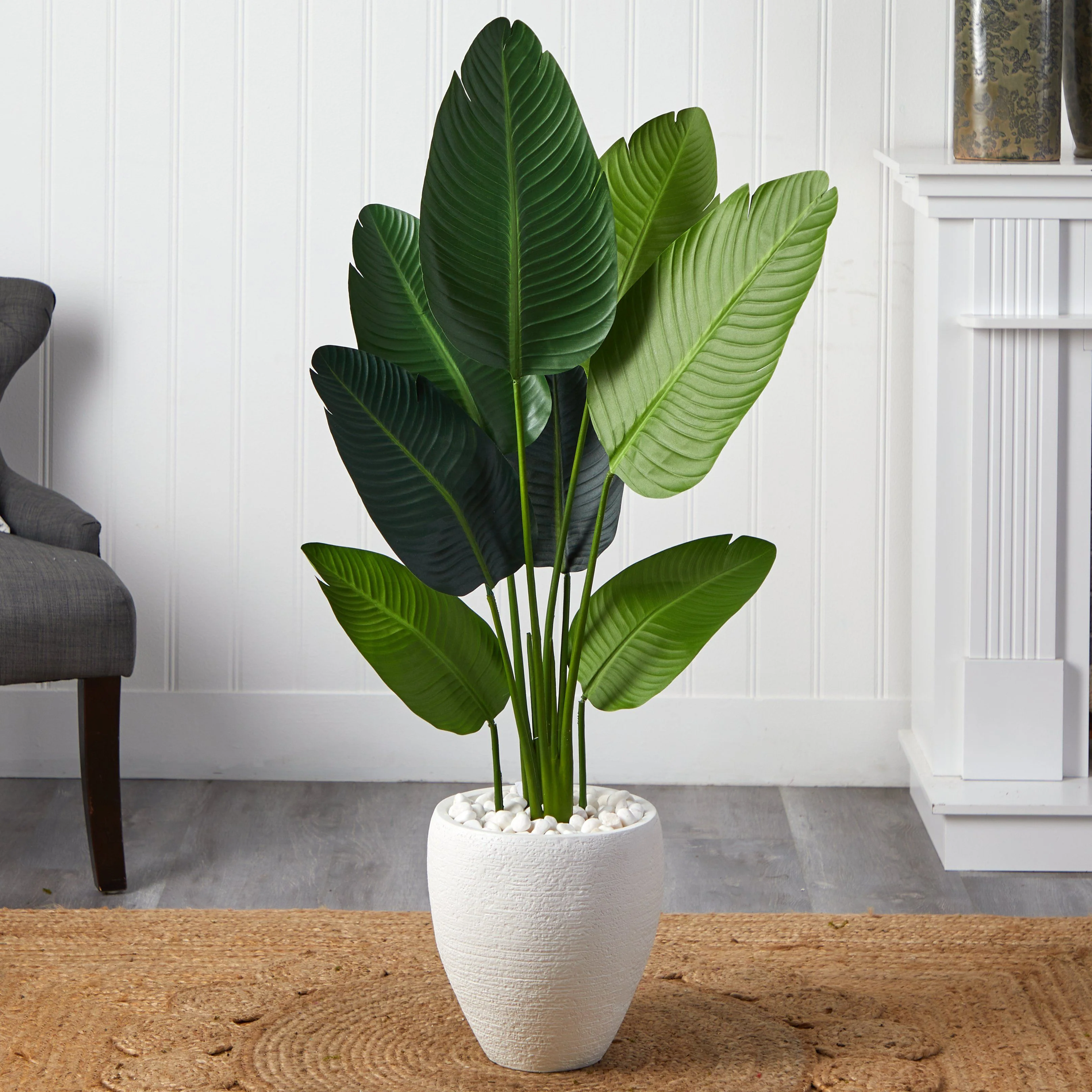 4’ Travelers Artificial Palm Tree in Oval Planter - Image 6