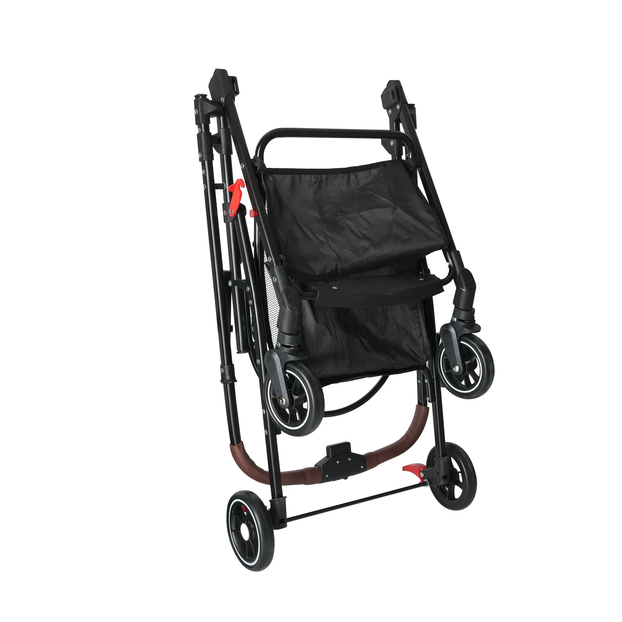 4-Wheel Foldable Pet Stroller for Dogs & Cats - Image 10
