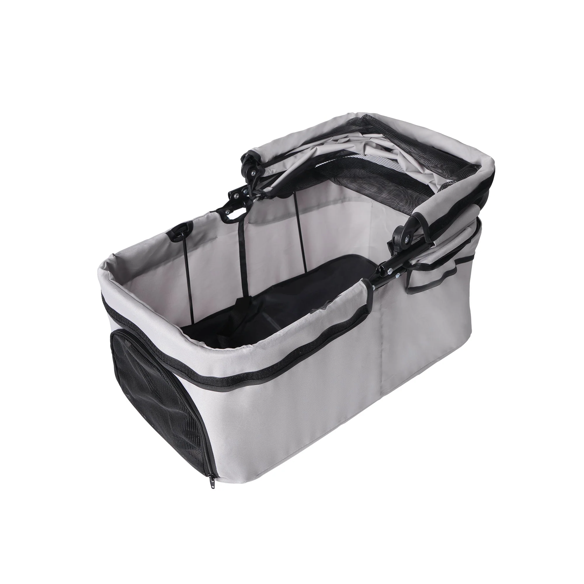 4-Wheel Foldable Pet Stroller for Dogs & Cats - Image 13