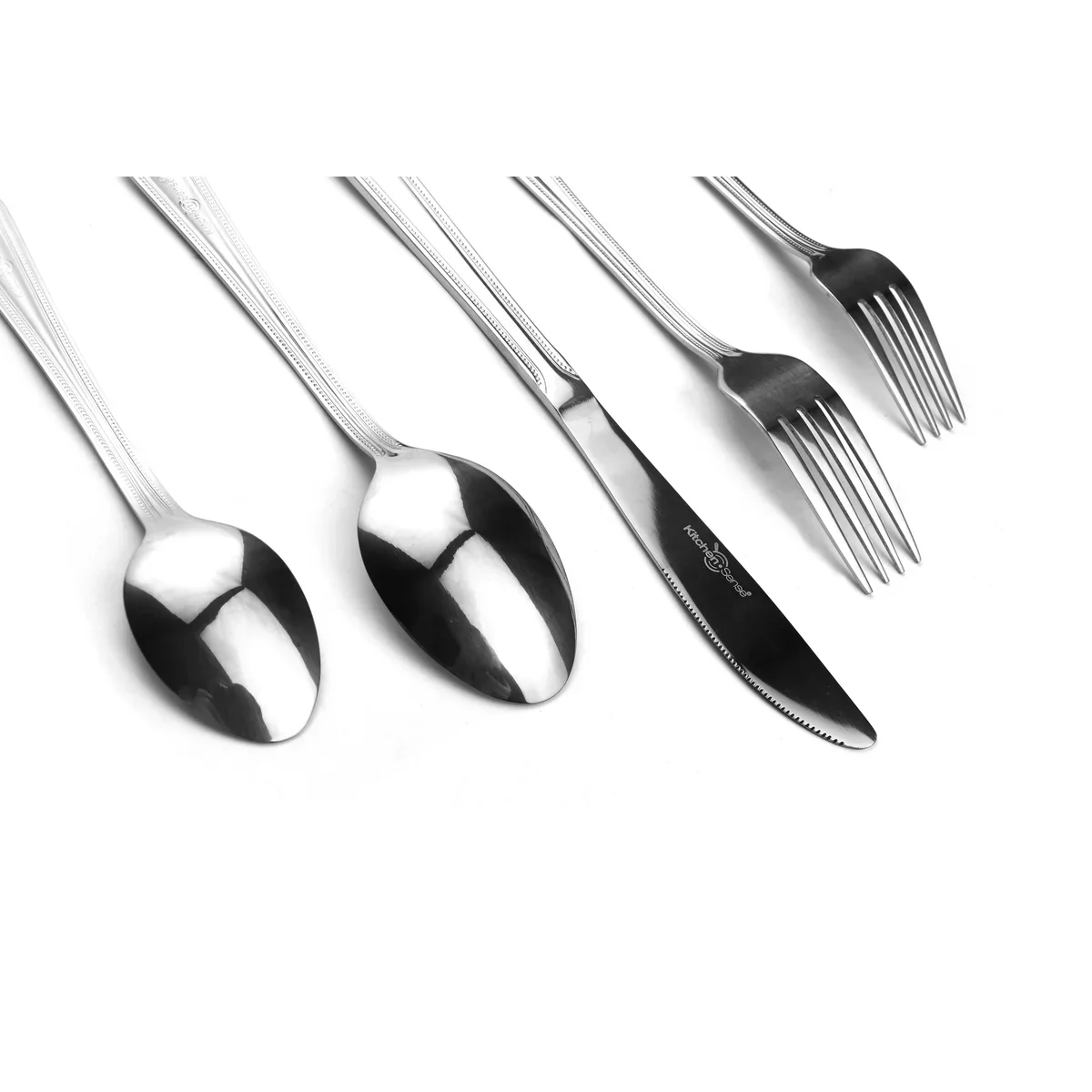 40 Piece Stainless Steel Silverware Set for 8 - Image 11