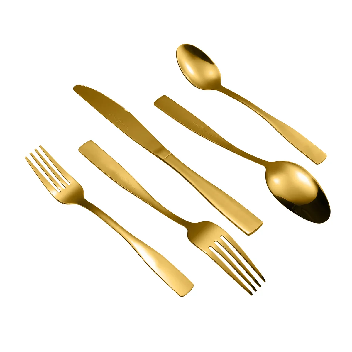 40 Piece Stainless Steel Silverware Set for 8 - Image 36