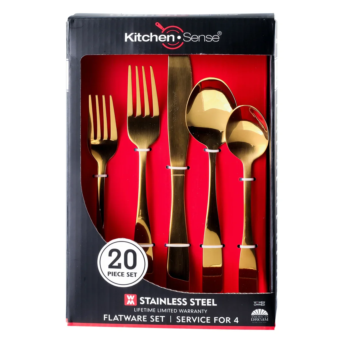 40 Piece Stainless Steel Silverware Set for 8 - Image 37