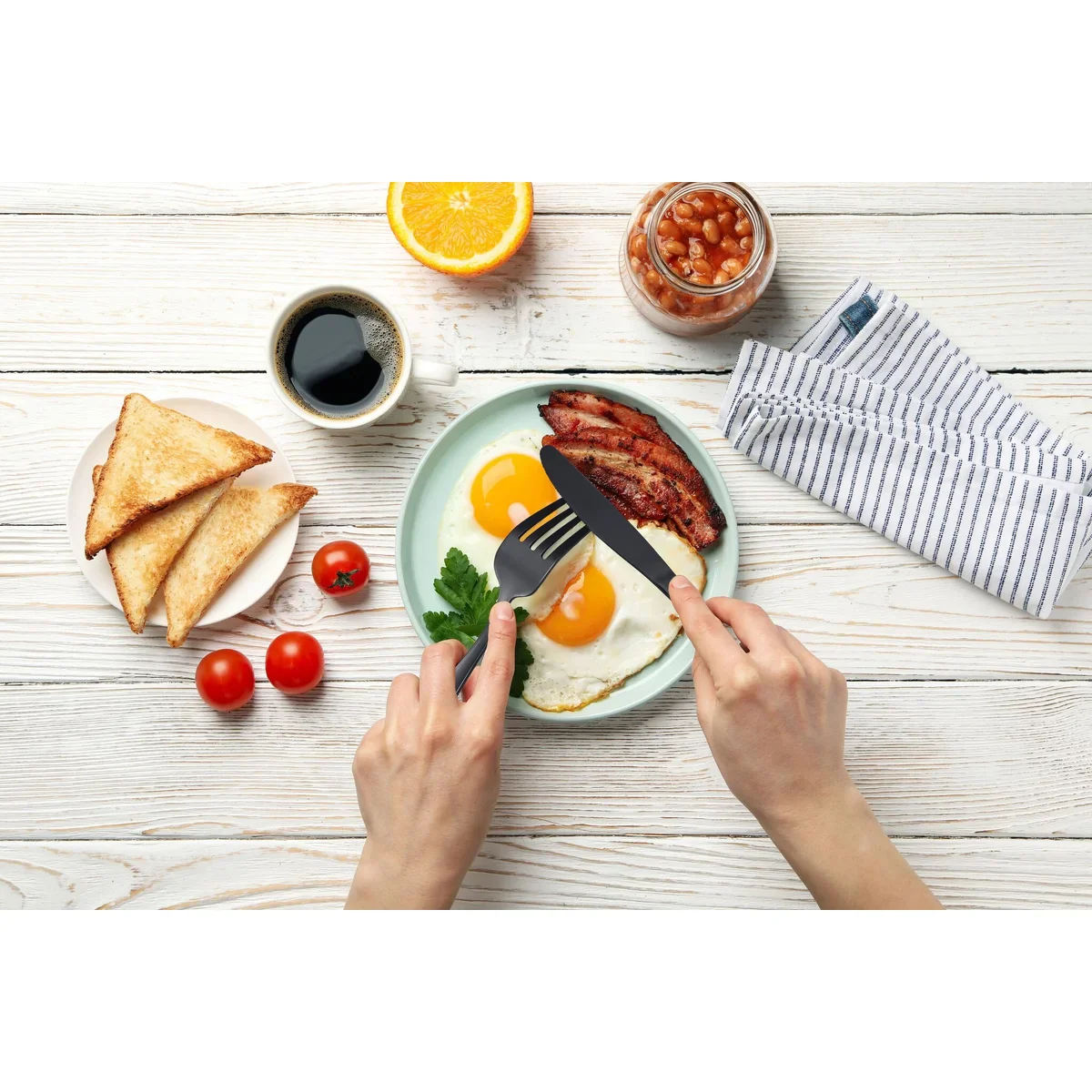 40 Piece Stainless Steel Silverware Set for 8 - Image 39