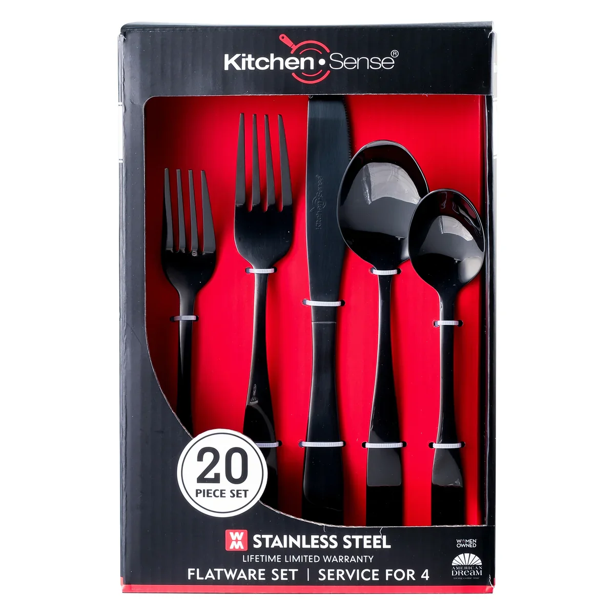 40 Piece Stainless Steel Silverware Set for 8 - Image 41