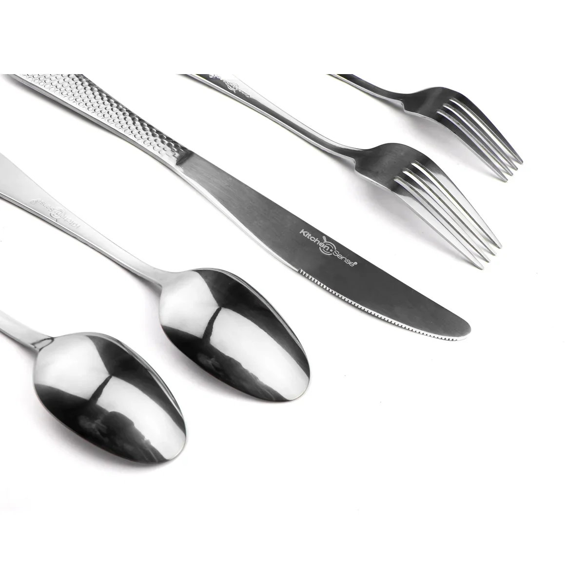 40 Piece Stainless Steel Silverware Set for 8 - Image 6
