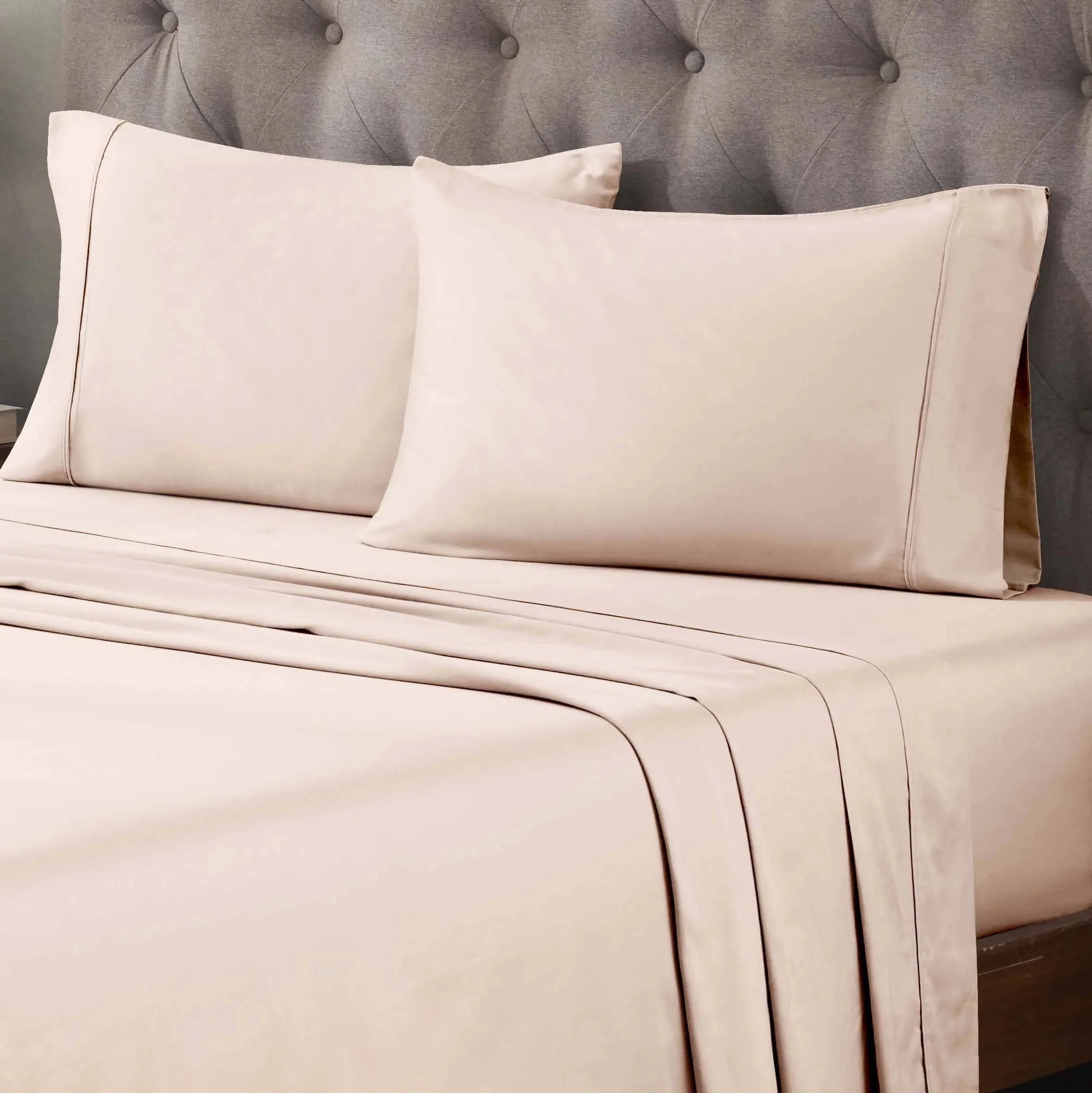 400 Thread Count Egyptian Cotton Sateen Bed Sheet Set - Image 11