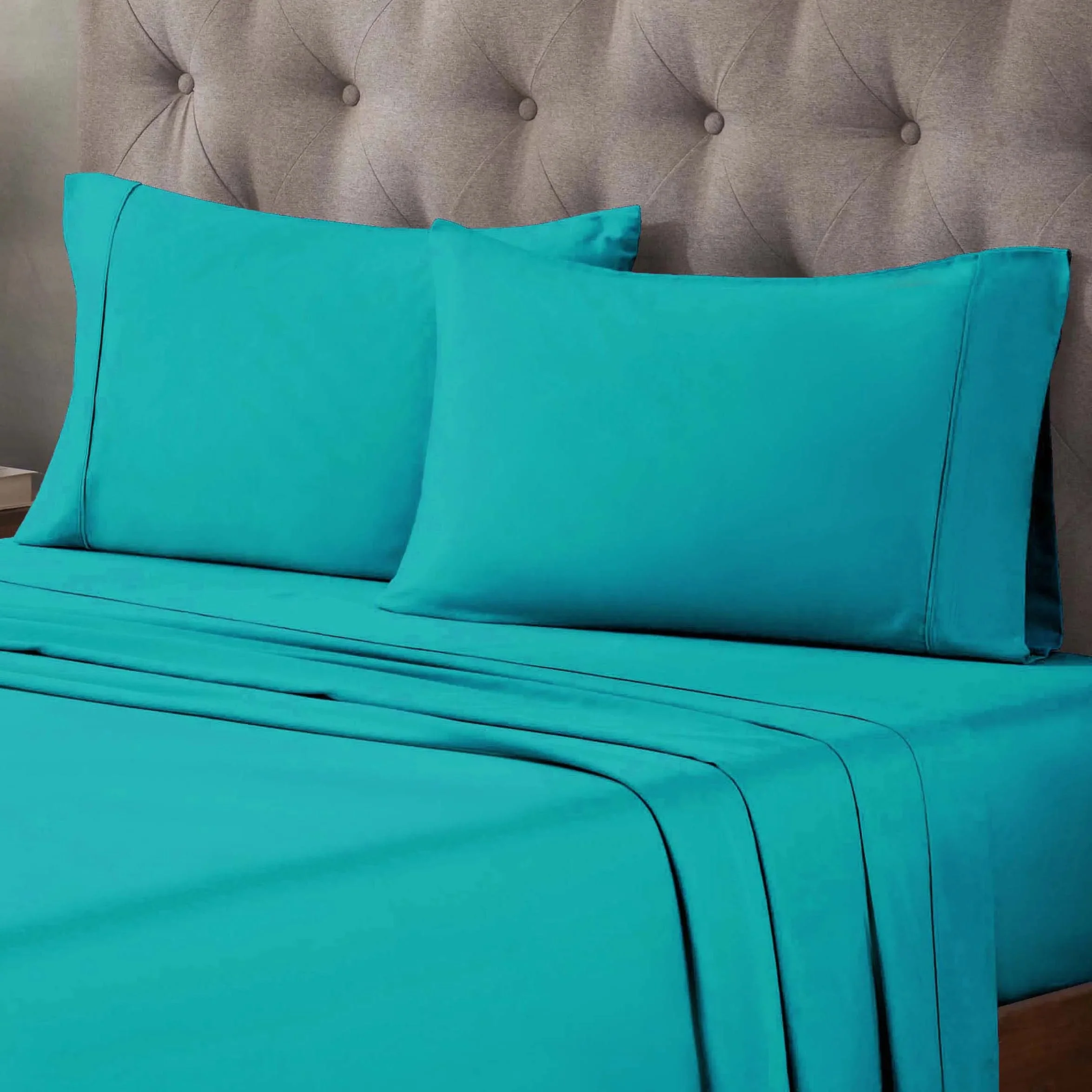 400 Thread Count Egyptian Cotton Sateen Bed Sheet Set - Image 15