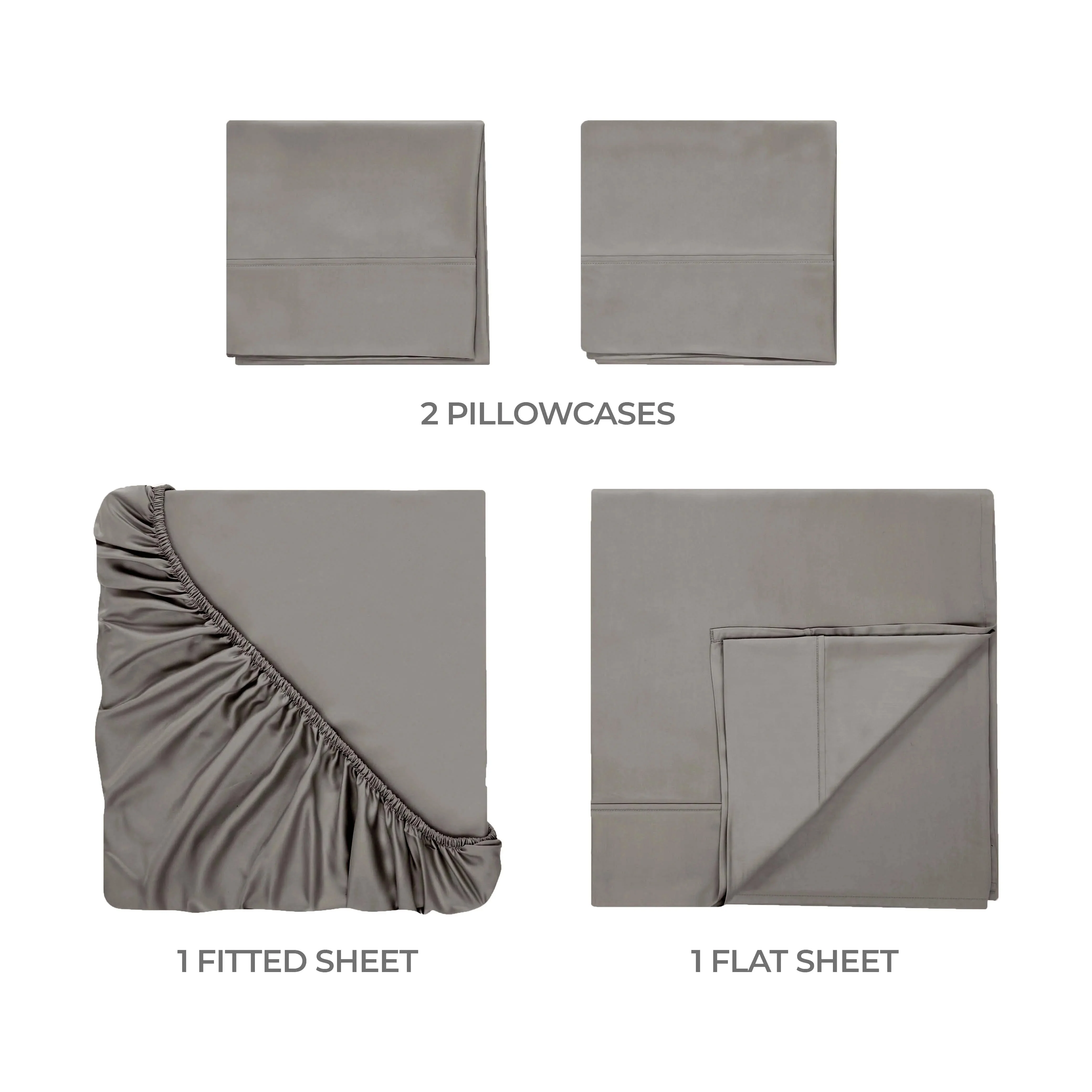 400 Thread Count Egyptian Cotton Sateen Bed Sheet Set - Image 18