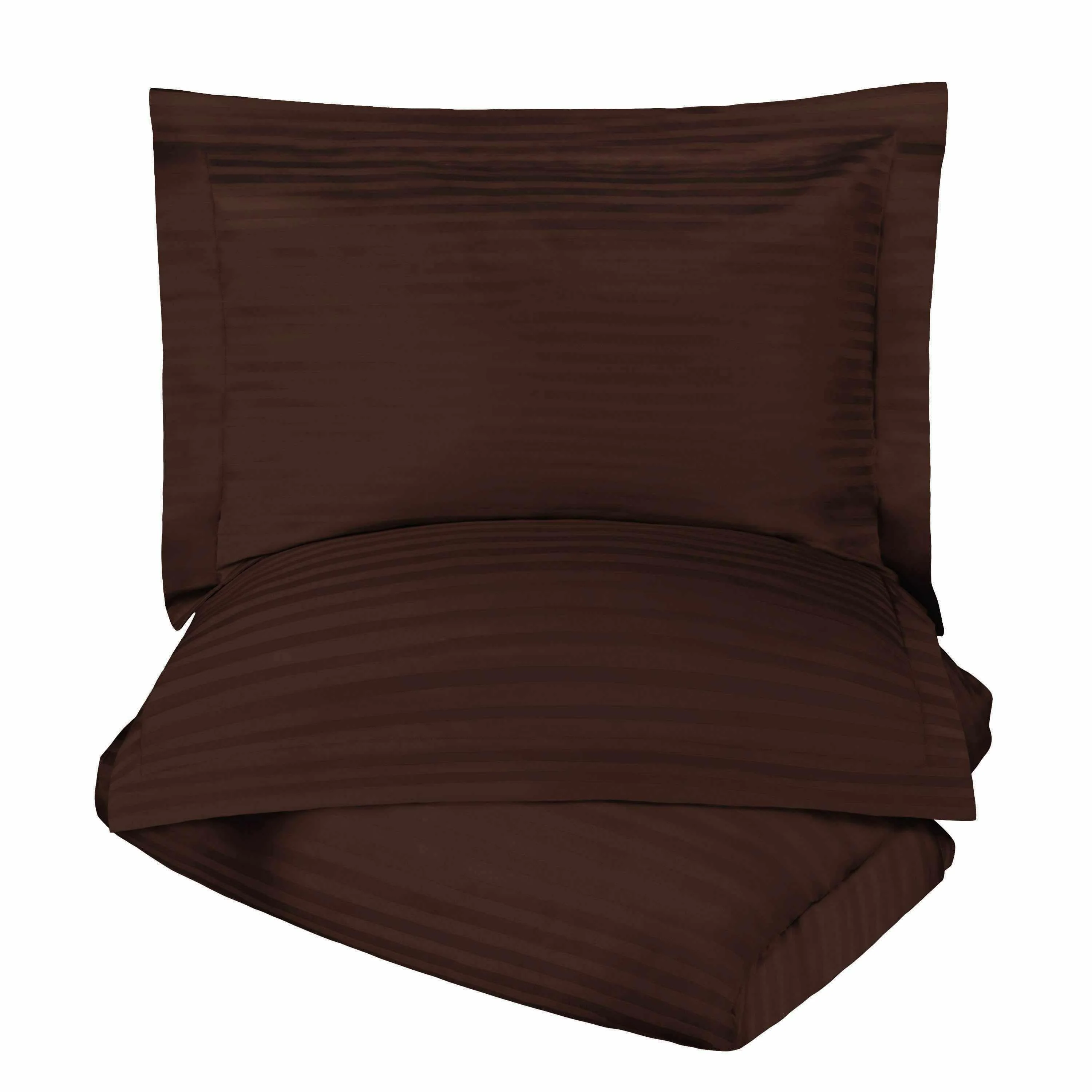 400 Thread Count Lightweight Stripe Egyptian Cotton Duvet Cover Set - Image 21