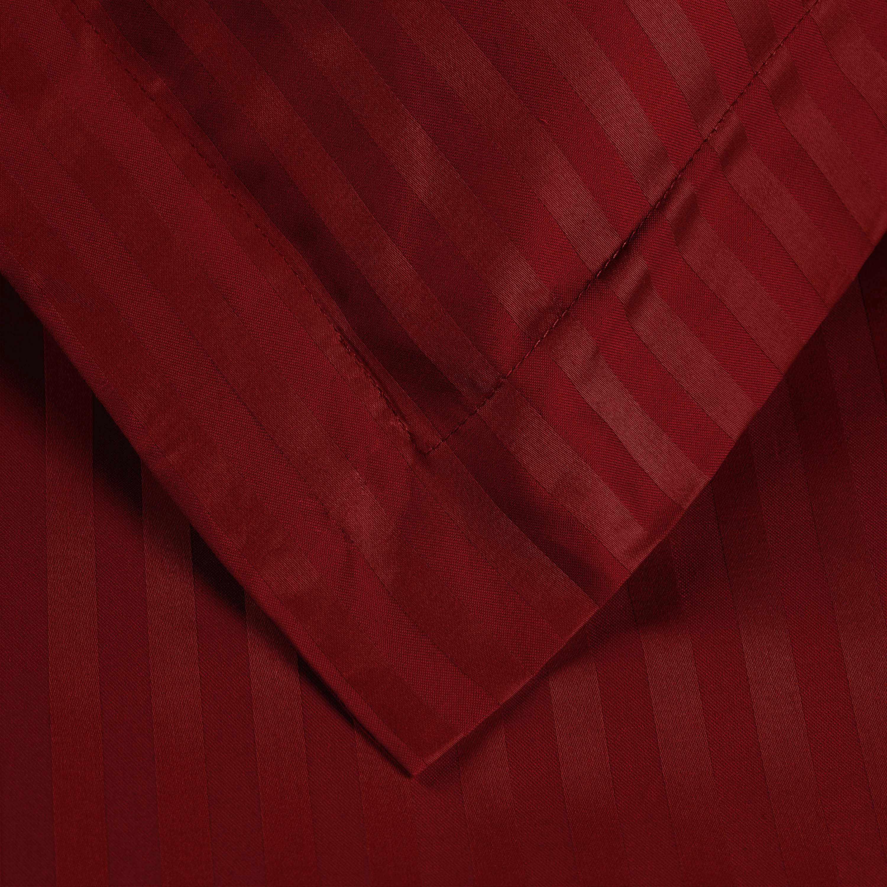 400 Thread Count Lightweight Stripe Egyptian Cotton Duvet Cover Set - Image 22