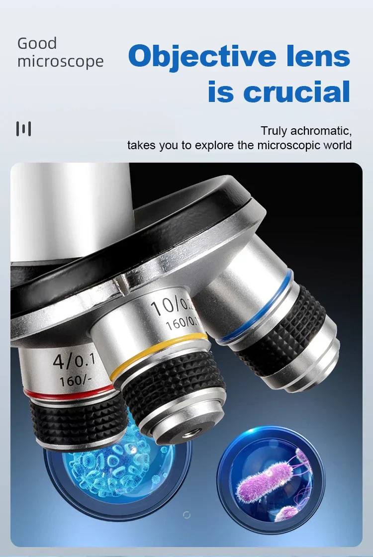 40X–2000X Microscope for Kids Adults with LED Light Phone Adapter Science Kit - Image 5