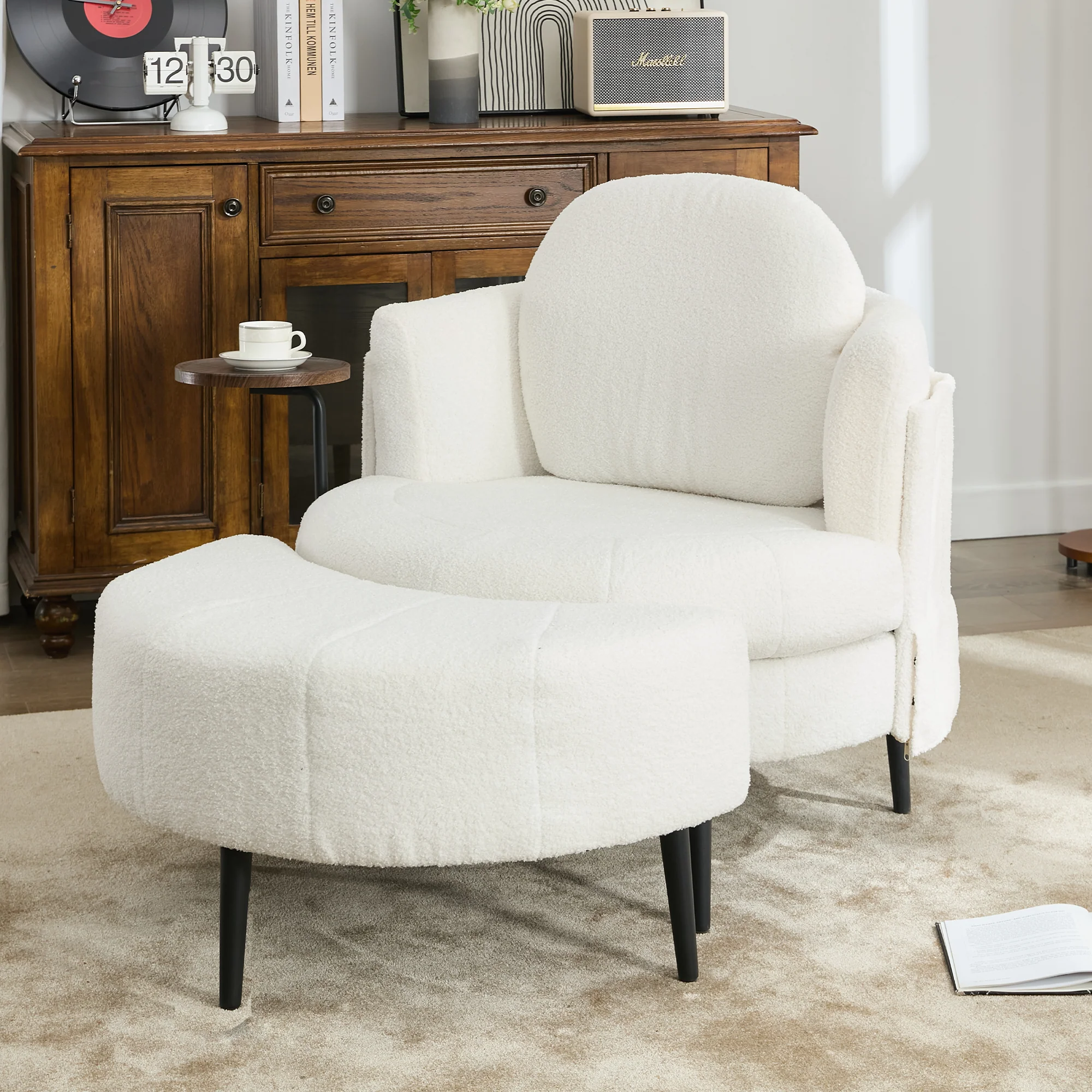 42.5' Single Sofa Chair in White - Image 12