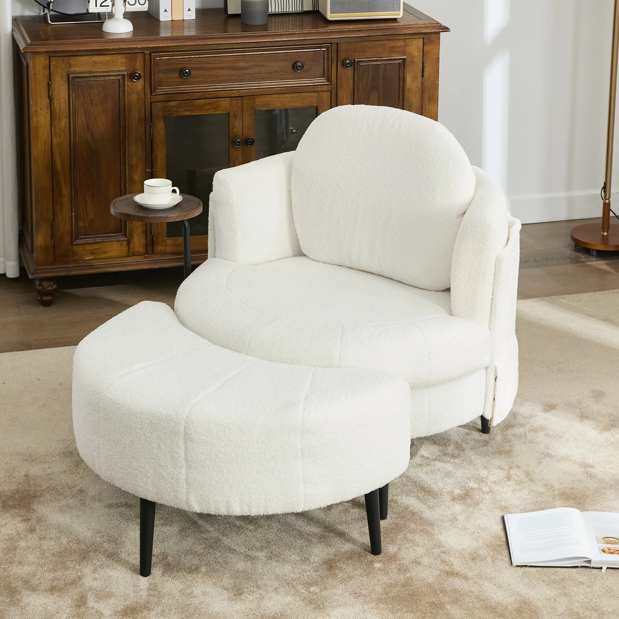 42.5' Single Sofa Chair in White - Image 13