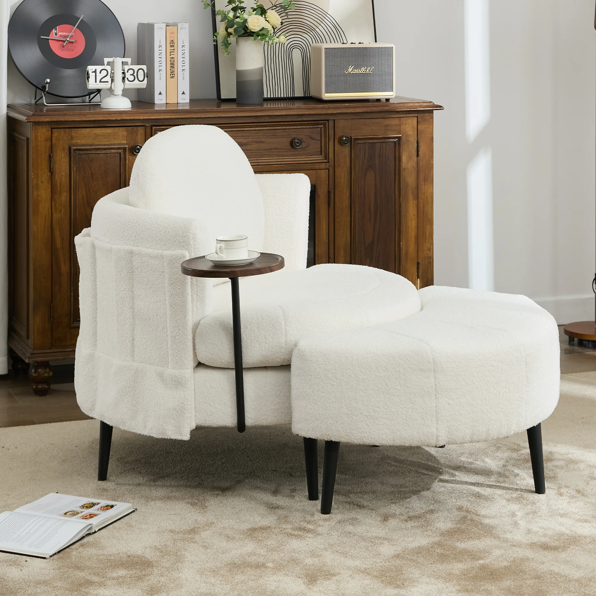 42.5' Single Sofa Chair in White - Image 14
