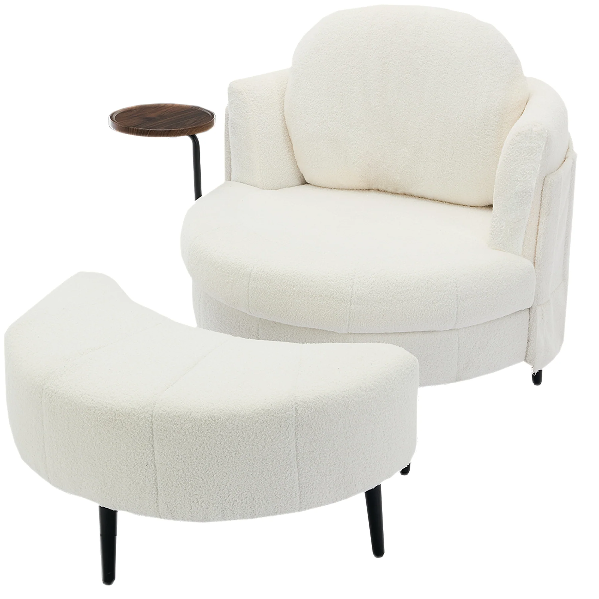 42.5' Single Sofa Chair in White - Image 24