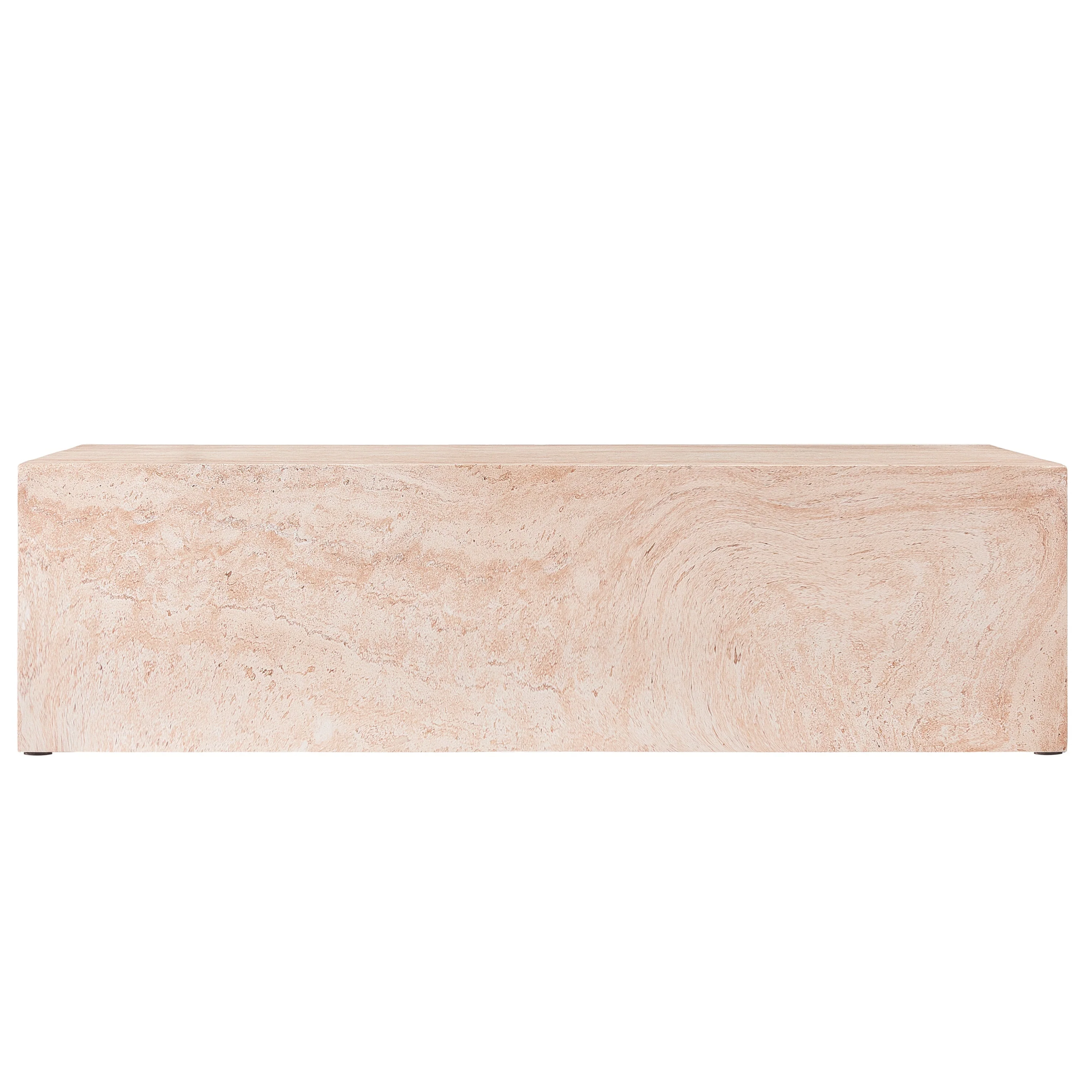 43.5" L x 22" W Rectangular MGO Coffee Table for Indoor and Outdoor Use - Image 9
