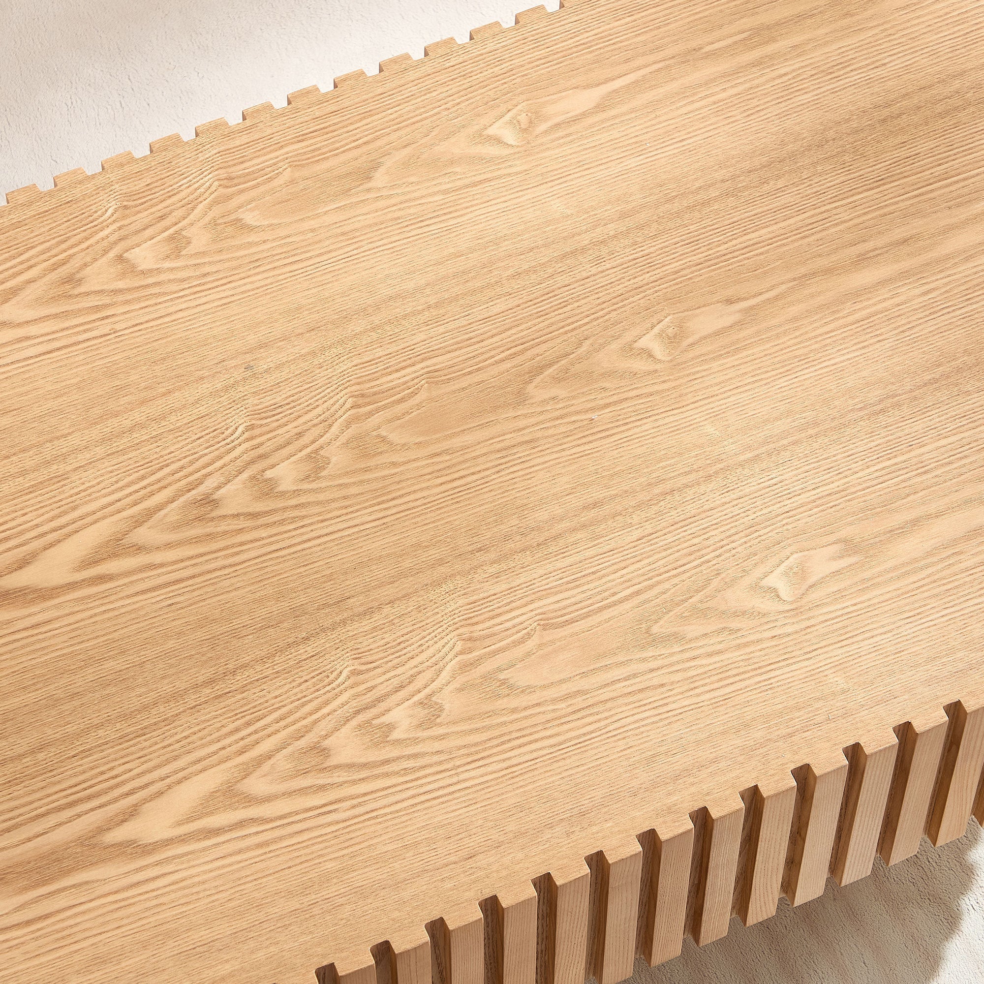 43.7 Inch Modern Handcrafted Drum Coffee Table - Image 6