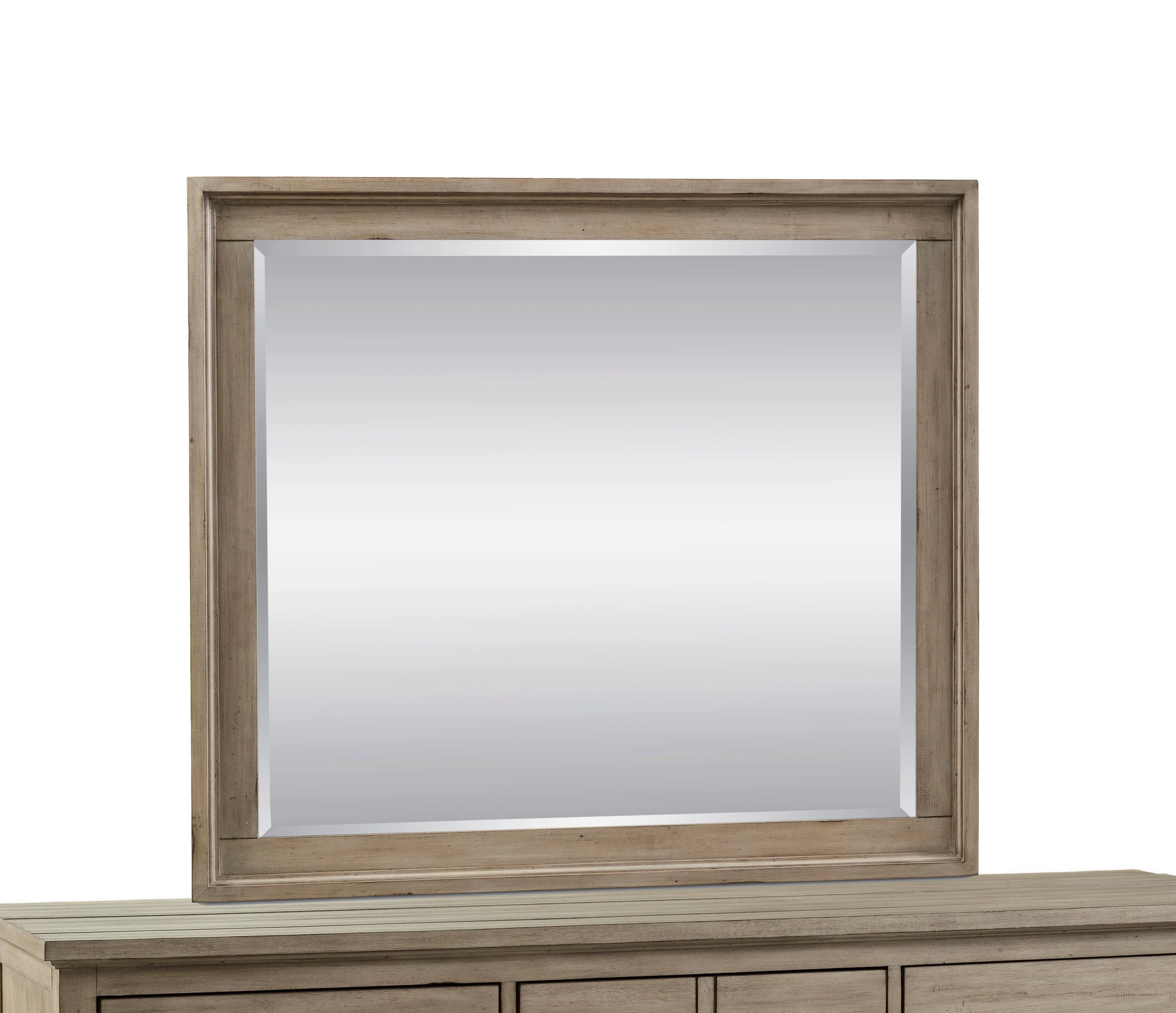 43" Orchard Grey Beveled Mirror - Image 2