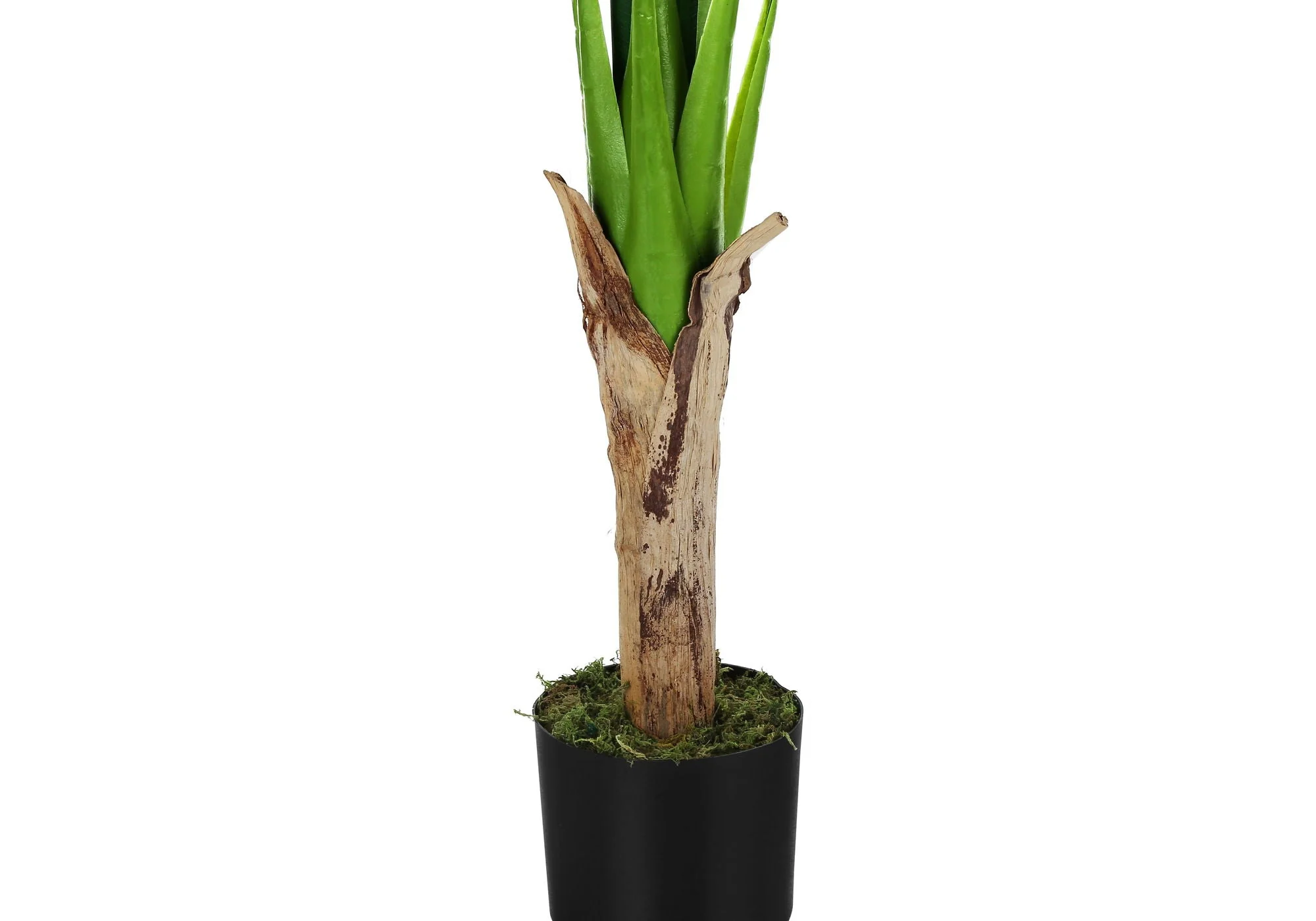 43" Tall, Artificial Plant, Banana Tree, Indoor, Faux, Fake, Floor, Greenery, Potted, Real Touch, Decorative - Green / Black - Image 2