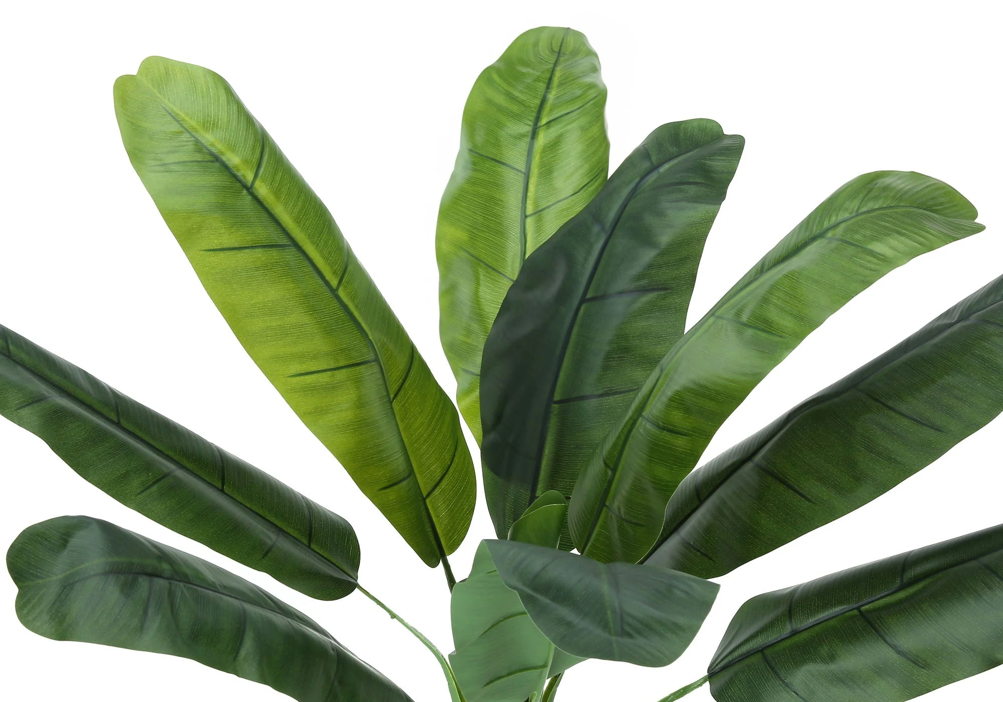 43" Tall, Artificial Plant, Banana Tree, Indoor, Faux, Fake, Floor, Greenery, Potted, Real Touch, Decorative - Green / Black - Image 3