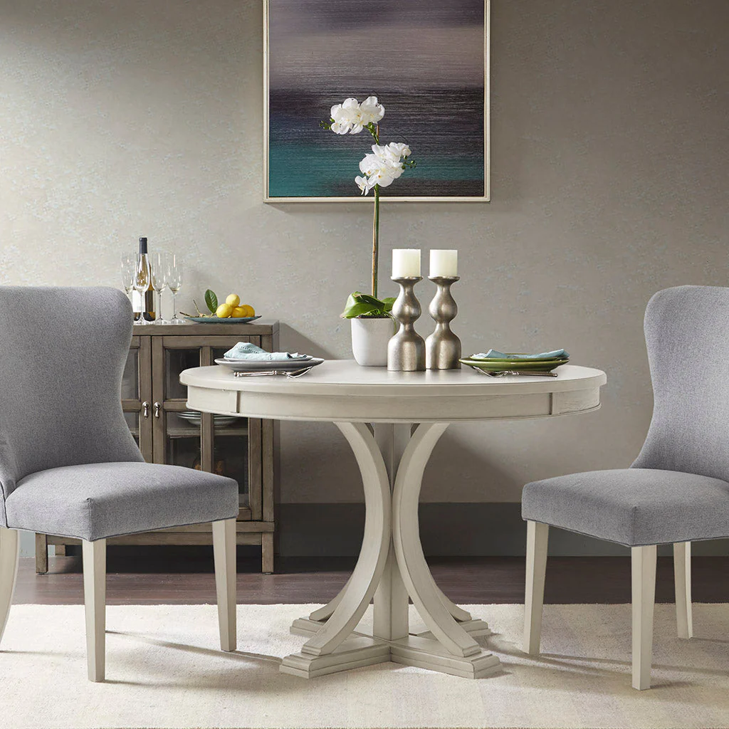 44" Round Dining Table with Pedestal Base - Image 2