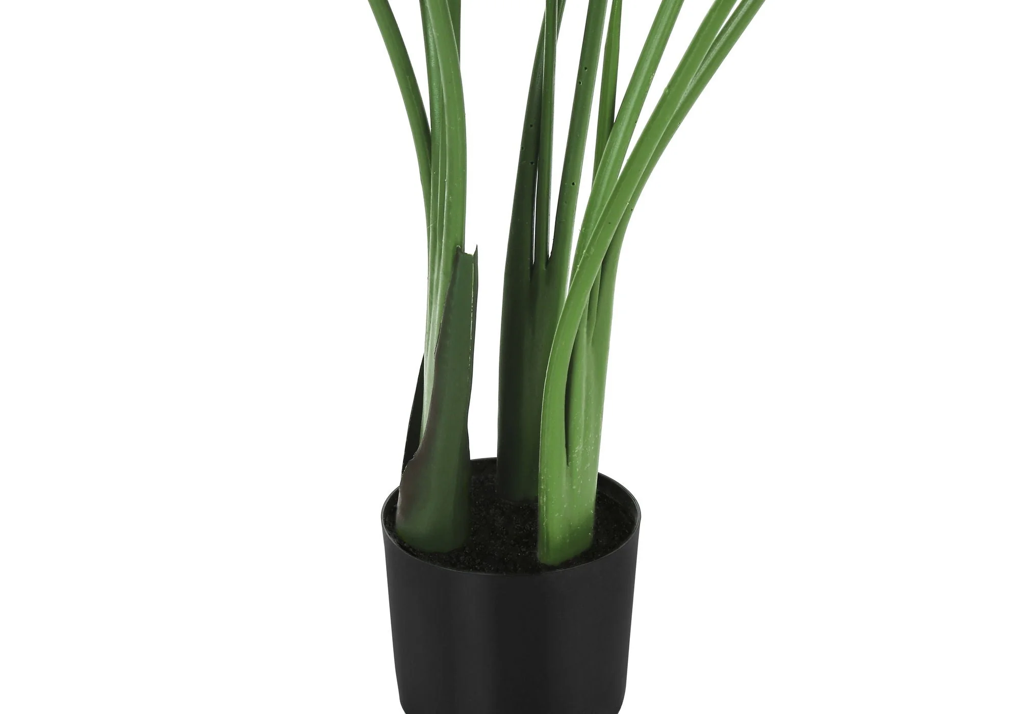 44" Tall, Artificial Plant, Bird Of Paradise Tree, Indoor, Faux, Fake, Floor, Greenery, Potted, Decorative - Green / Black - Image 3