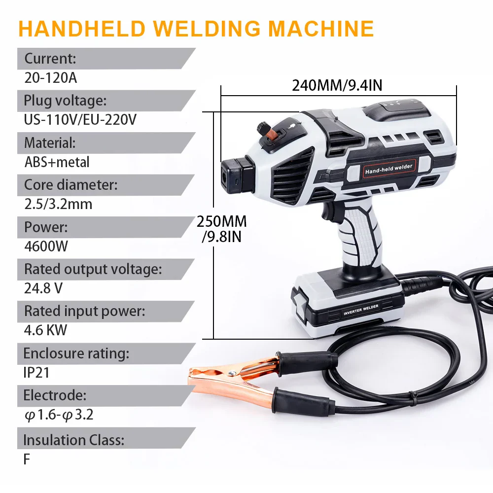 4600W Handheld Arc Welder Mini Portable Welding Machine - Image 4