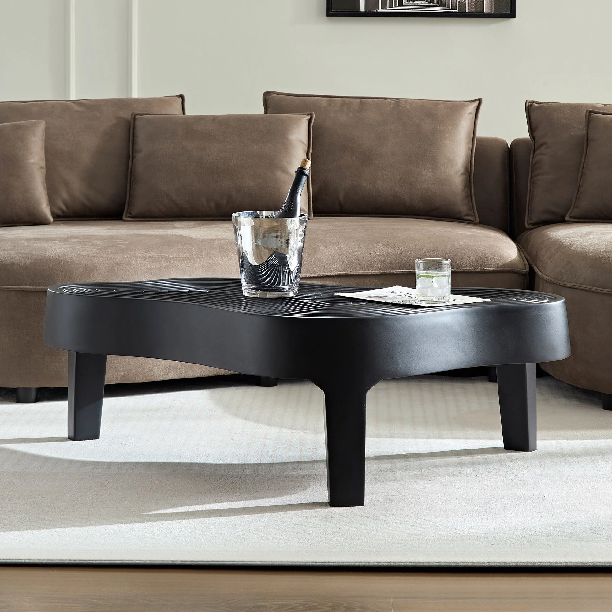 47.24" Fiberglass Cloud Coffee Table - Image 4