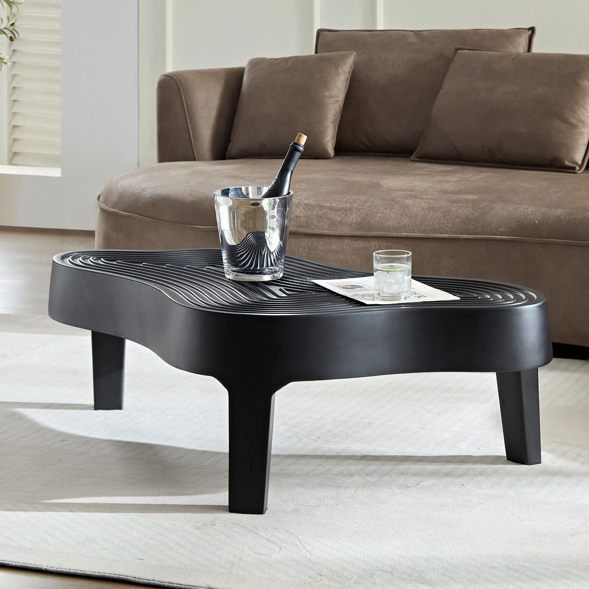 47.24" Fiberglass Cloud Coffee Table - Image 5