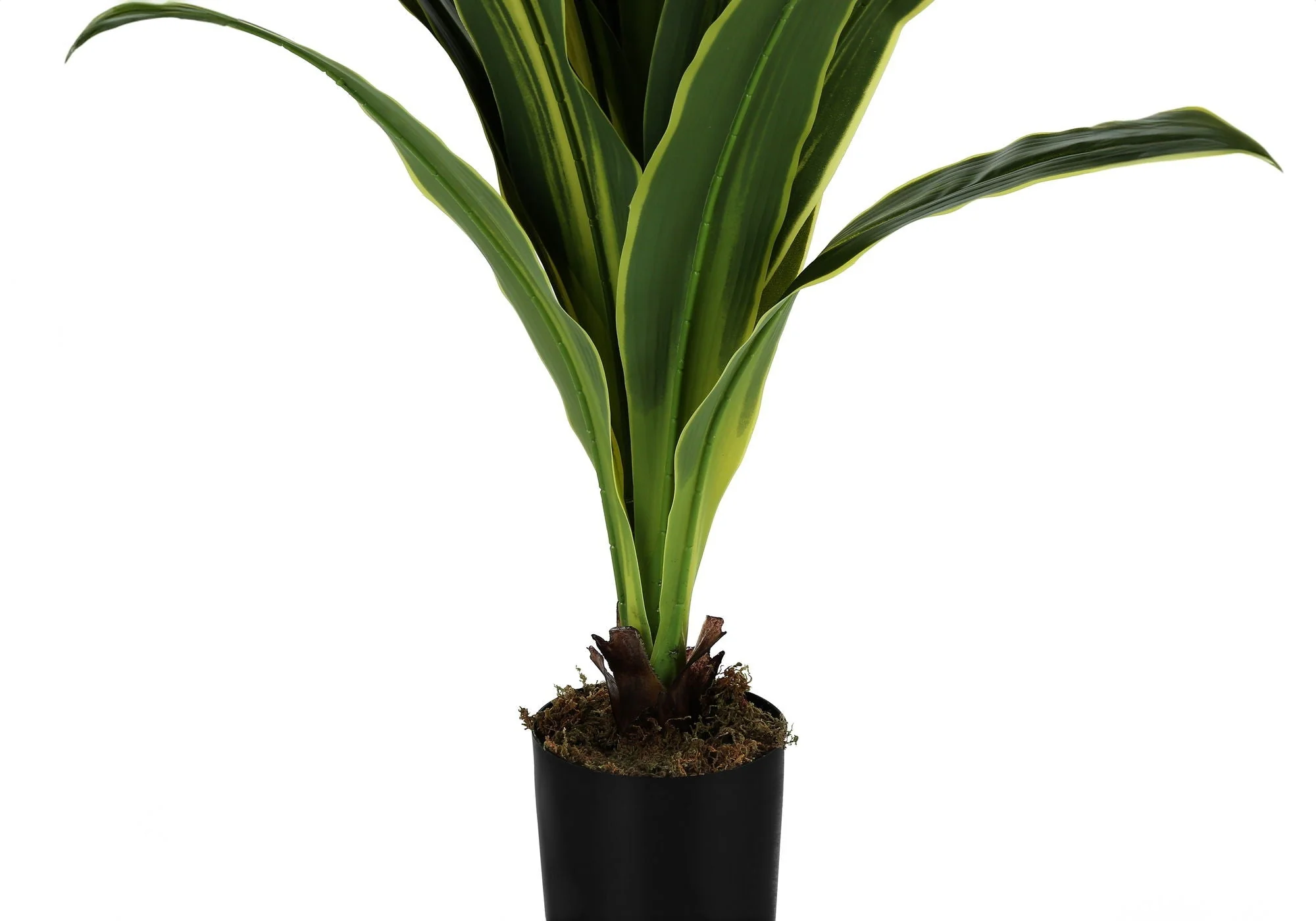 47" Tall, Artificial Plant, Dracaena Tree, Indoor, Faux, Fake, Floor, Greenery, Potted, Real Touch, Decorative - Green / Black - Image 3