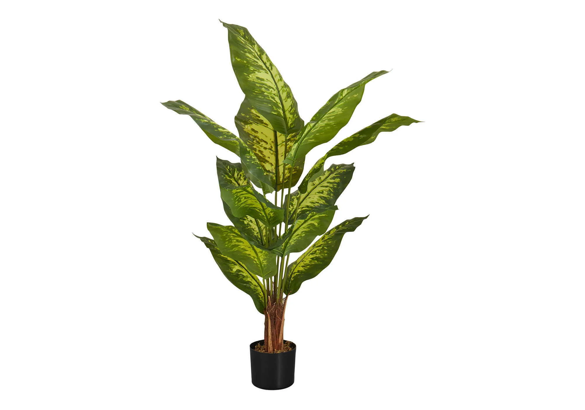 47" Tall, Artificial Plant, Evergreen Tree, Indoor, Faux, Fake, Floor, Greenery, Potted, Real Touch, Decorative - Green / Black - Image 2