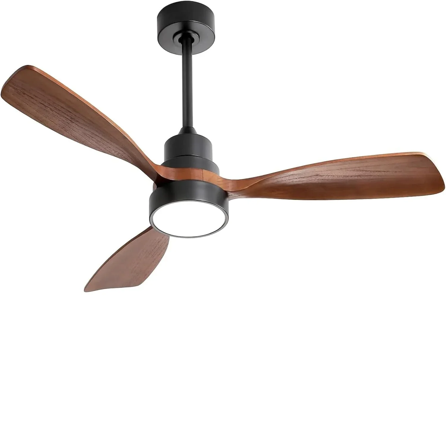 48 Inch Smart Wood Ceiling Fan with LED Light Remote 6-Speed DC - Image 7