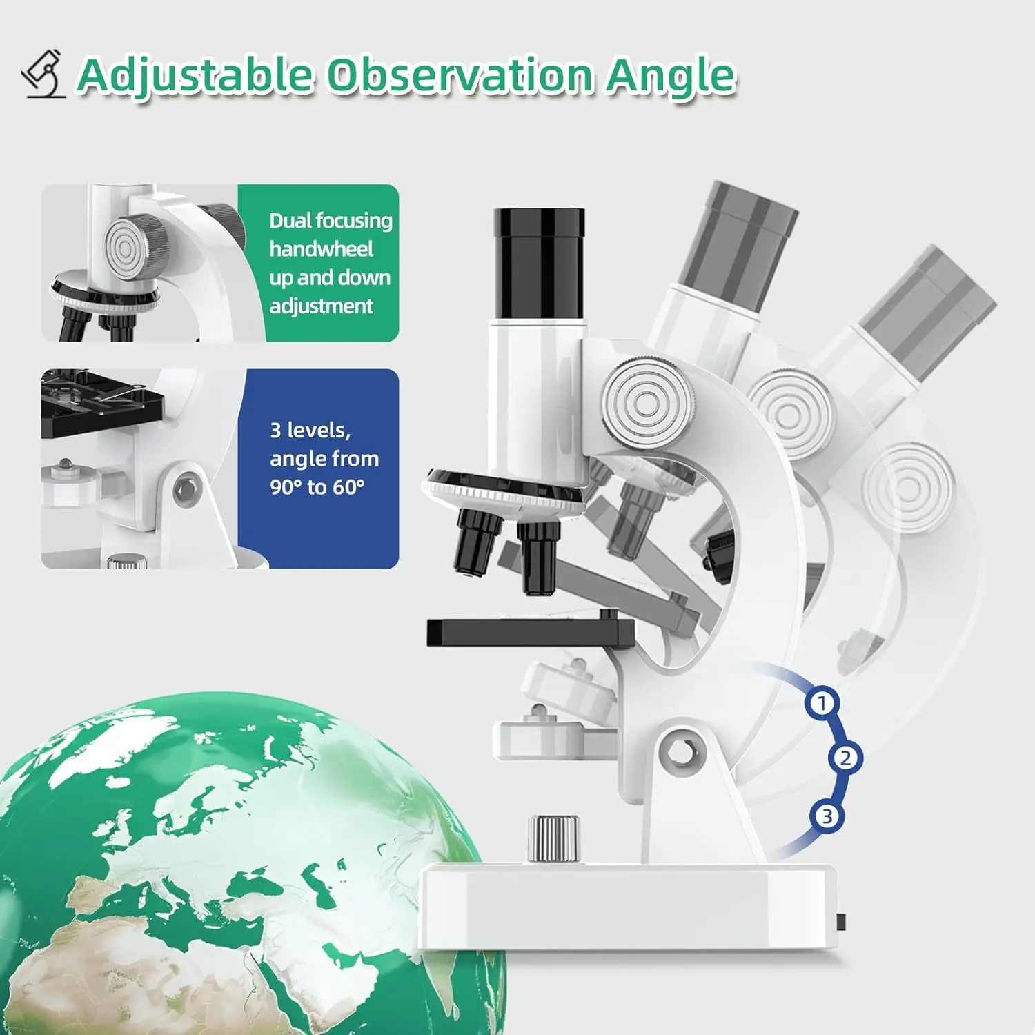 4800X Digital Microscope for Kids Elementary Science Biology Learning - Image 4