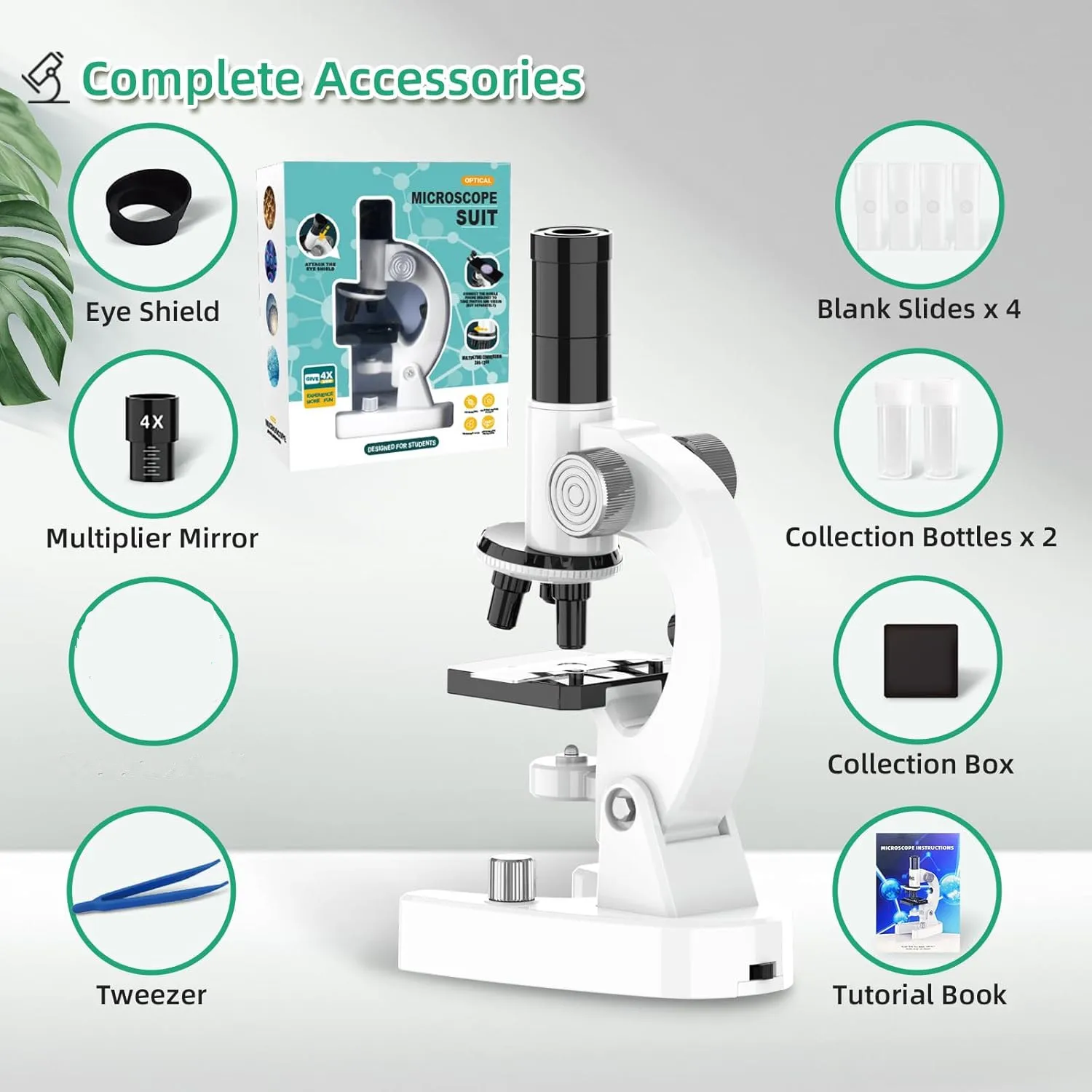 4800X Digital Microscope for Kids Elementary Science Biology Learning - Image 5