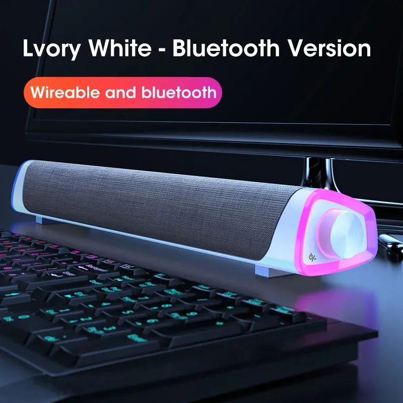 4D Computer Bluetooth Speaker Bar – Stereo Sound Subwoofer - Image 7