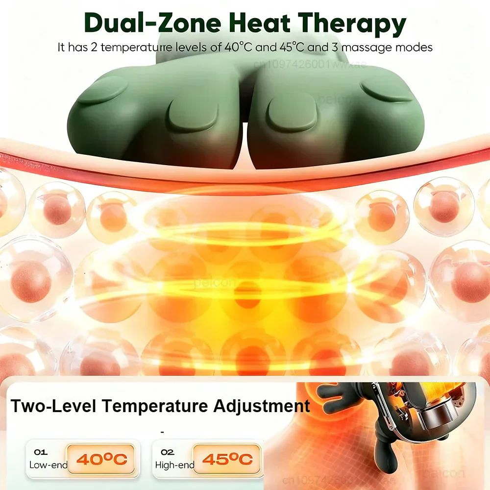 4D Kneading Neck Shoulder Massager Portable Deep Tissue Massage Tool - Image 4