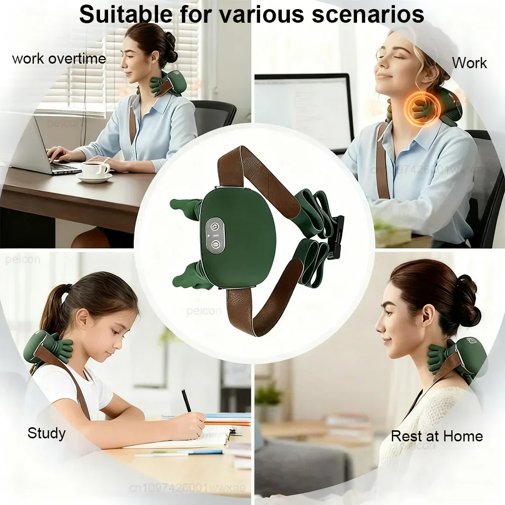 4D Kneading Neck Shoulder Massager Portable Deep Tissue Massage Tool - Image 6