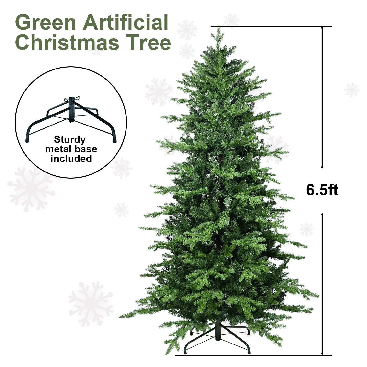 4FT Green PVC and PE Christmas Tree with 919 Tips - Image 12