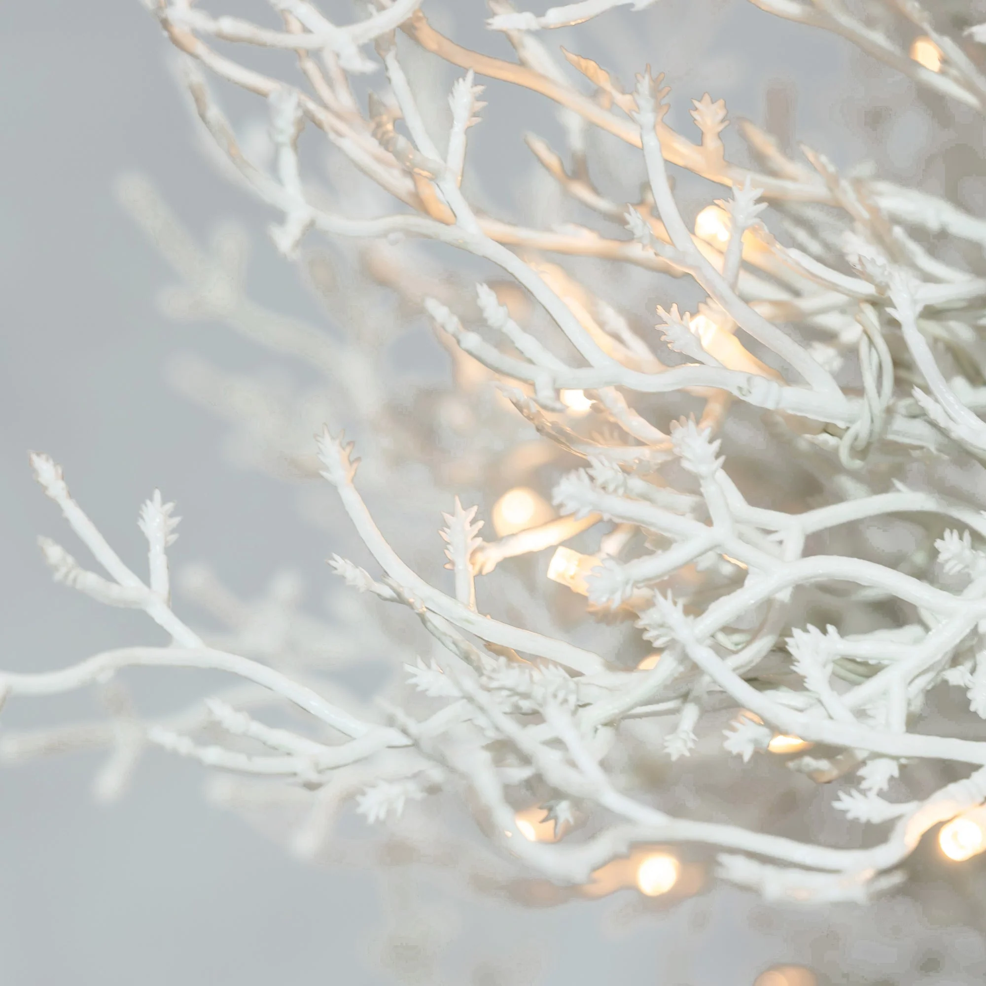 4FT Pre-Lit Aspen Fir Artificial Christmas Tree 230 Warm White LED Lights - Image 7